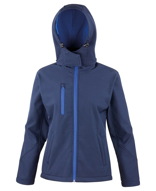 R230F Women's Core TX performance hooded softshell jacket